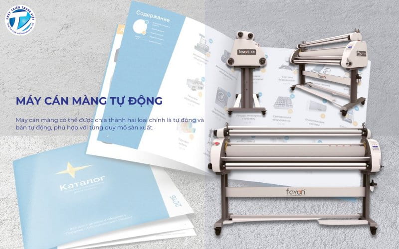 Máy cán màng tự động tiết kiệm chi phí vận hành